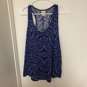 Multi color racer back swing tank